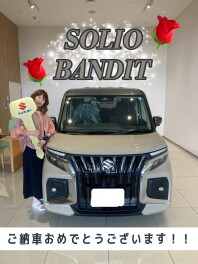 ソリオご納車おめでとうございます！！